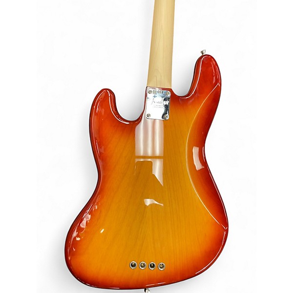 Used Fender American Professional LE Lightweight Ash Sienna Sunburst Electric Bass Guitar