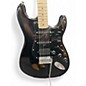 Used Squier Sonic Stratocaster HSS Black Solid Body Electric Guitar