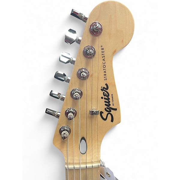 Used Squier Sonic Stratocaster HSS Black Solid Body Electric Guitar