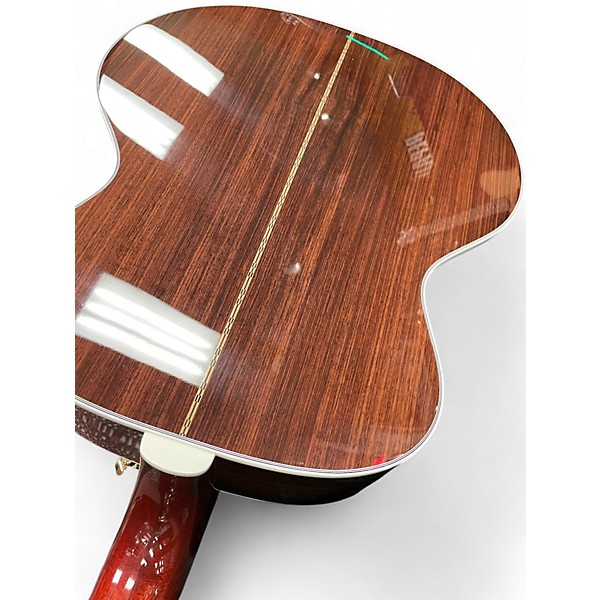 Used Guild F 512 2 Color Sunburst 12 String Acoustic Electric Guitar