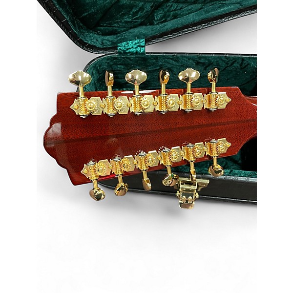 Used Guild F 512 2 Color Sunburst 12 String Acoustic Electric Guitar