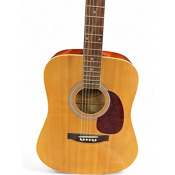 Used Burswood JW-41F Natural Acoustic Guitar