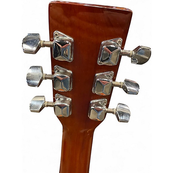 Used Burswood JW-41F Natural Acoustic Guitar