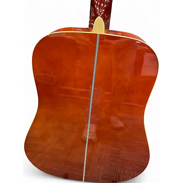 Used Burswood JW-41F Natural Acoustic Guitar