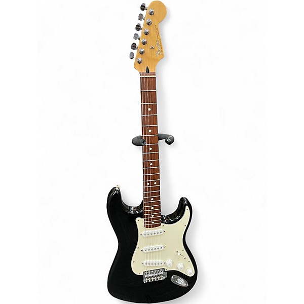 Used Fender Standard Stratocaster Black Solid Body Electric Guitar