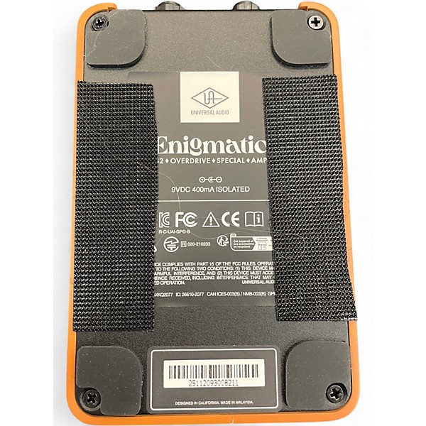 Used Universal Audio UAFX Enigmatic '82 Overdrive Special Amp Effect Pedal