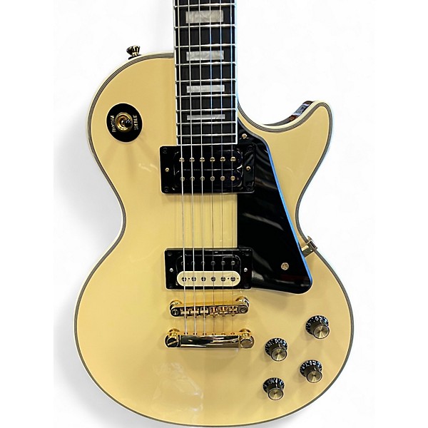 Used Epiphone Les Paul Custom CREAM Solid Body Electric Guitar
