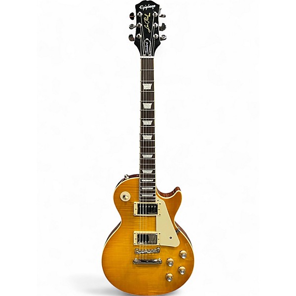 Used Epiphone Les Paul Standard Lemonburst Solid Body Electric Guitar