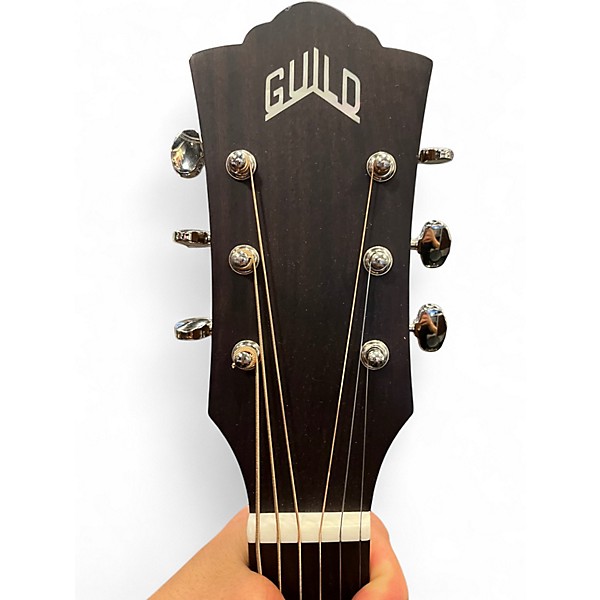 Used Guild bt240e Natural Acoustic Electric Guitar