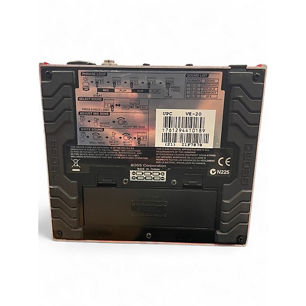 Used BOSS VE20 Vocal Performer Vocal Processor