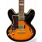 Used Epiphone Sheraton II Left Handed Sunburst Hollow Body Electric Guitar