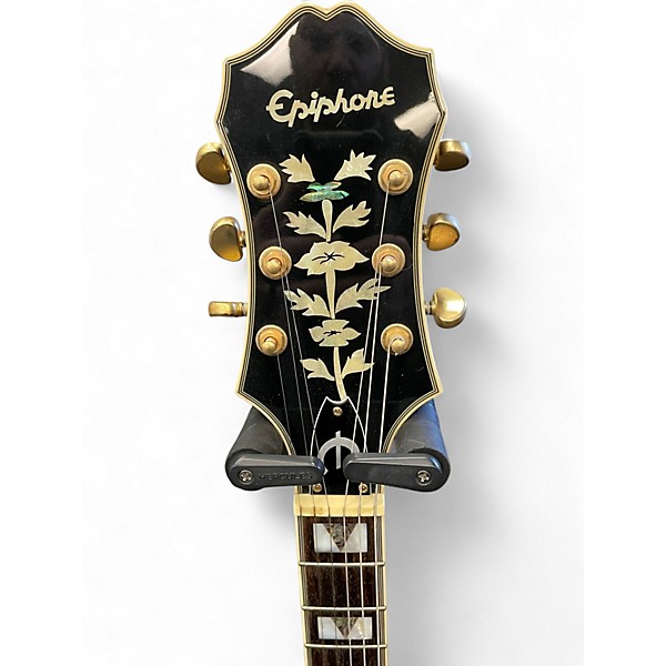 Used Epiphone Sheraton II Left Handed Sunburst Hollow Body Electric Guitar