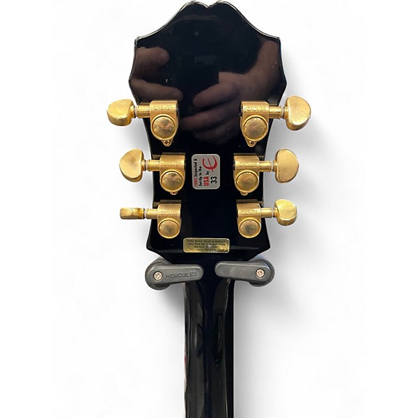 Used Epiphone Sheraton II Left Handed Sunburst Hollow Body Electric Guitar