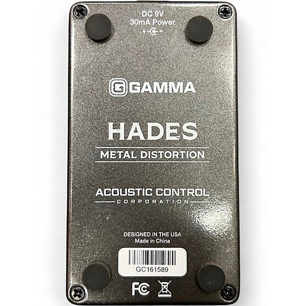 Used GAMMA Hades Metal Distortion Effect Pedal