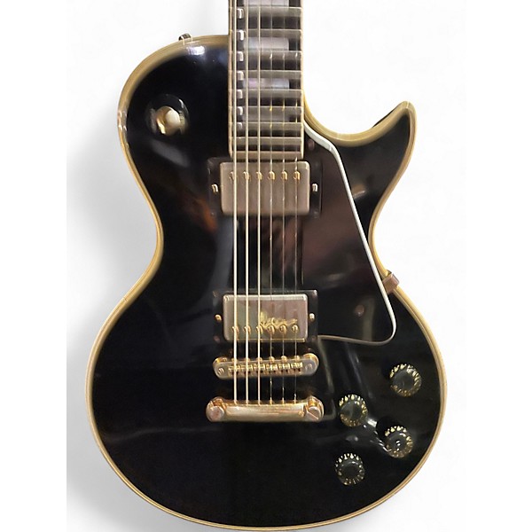 Used 1981 Gibson Les Paul Custom Black Solid Body Electric Guitar