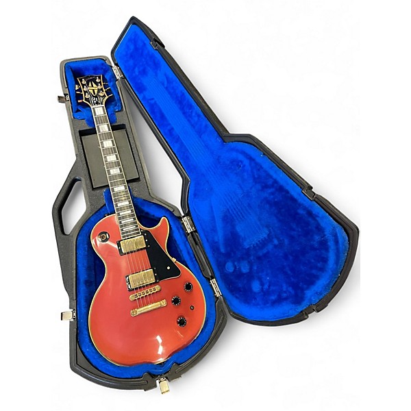 Vintage 1987 Gibson Les Paul Custom metallic sunset Solid Body Electric Guitar