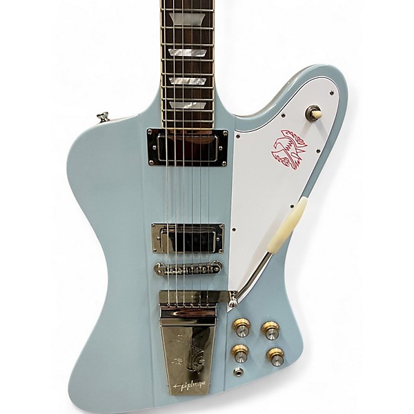 Used Epiphone Inspired By Gibson FIREBIRD CUSTOM SHOP FROST BLUE Solid Body Electric Guitar