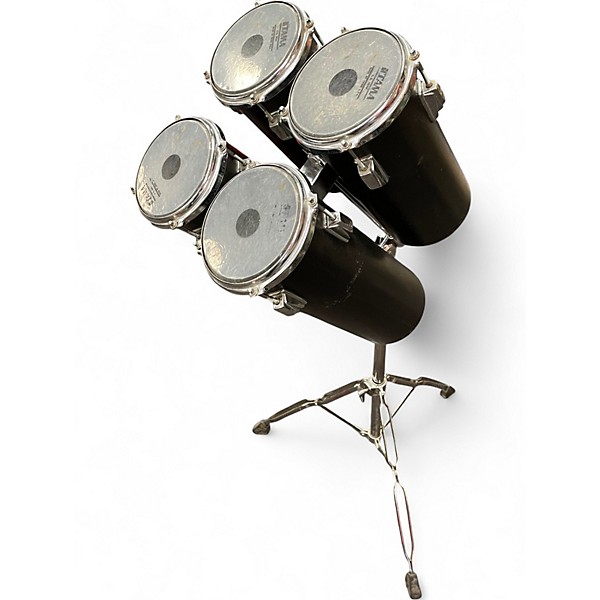 Used TAMA 4 Piece Hi Pitch Octoban Set Black Drum