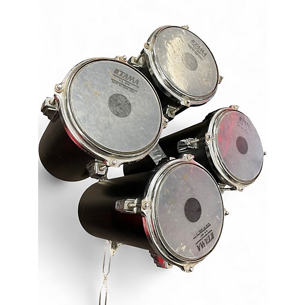 Used TAMA 4 Piece Hi Pitch Octoban Set Black Drum