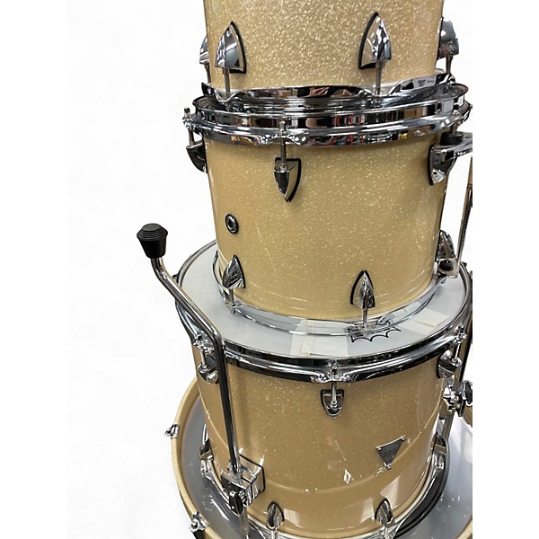 Used Orange County Drum & Percussion 4 Piece Newport Series CHAMPAGNE SPARKLE Drum Kit