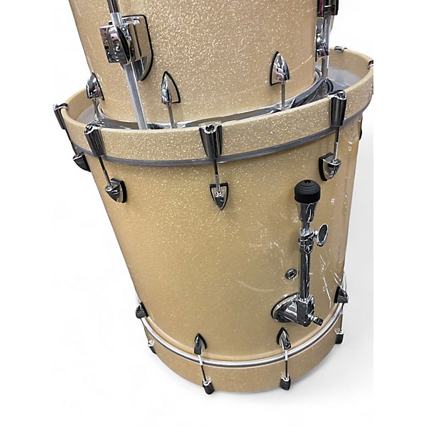 Used Orange County Drum & Percussion 4 Piece Newport Series CHAMPAGNE SPARKLE Drum Kit