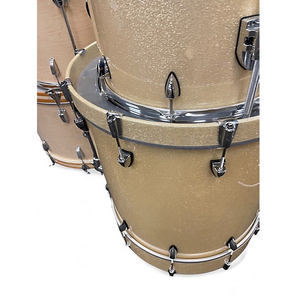 Used Orange County Drum & Percussion 4 Piece Newport Series CHAMPAGNE SPARKLE Drum Kit