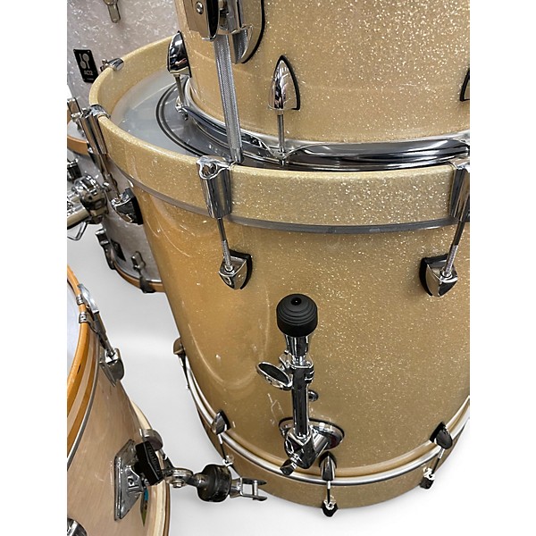 Used Orange County Drum & Percussion 4 Piece Newport Series CHAMPAGNE SPARKLE Drum Kit
