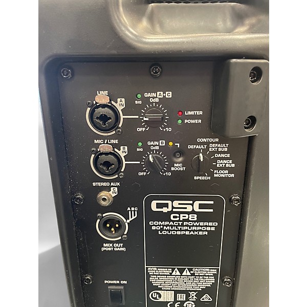 Used QSC CP8 Powered Speaker