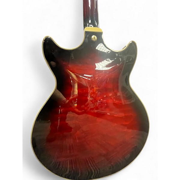 Used Ibanez AM93 Artcore Trans Red Hollow Body Electric Guitar