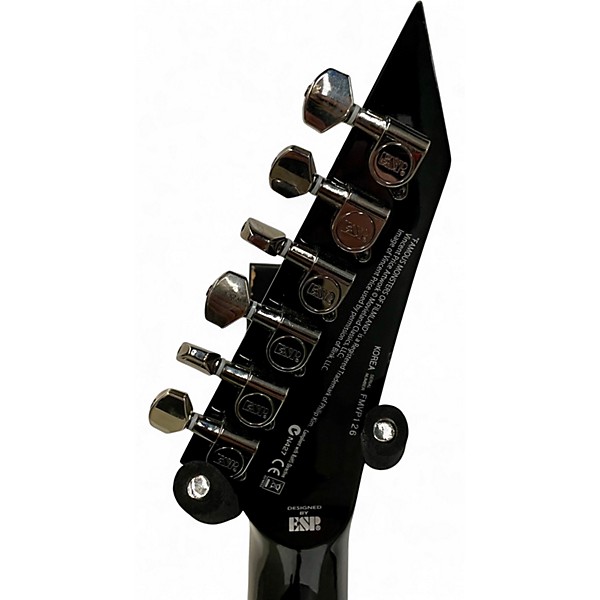 Used ESP LTD Famous Monsters Vincent Price Graphic Black Solid Body Electric Guitar