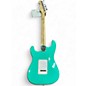 Used Squier Affinity Stratocaster Surf Green Solid Body Electric Guitar