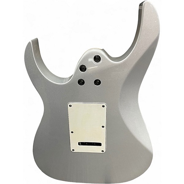 Used Ibanez RG5SP2 Silver Solid Body Electric Guitar