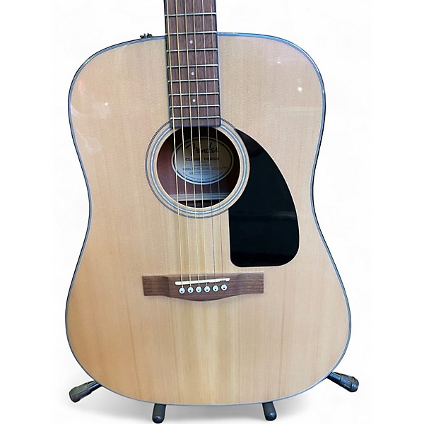 Used Fender CD60 Dreadnought Natural Acoustic Guitar