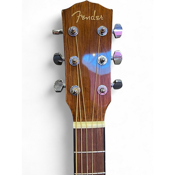 Used Fender CD60 Dreadnought Natural Acoustic Guitar