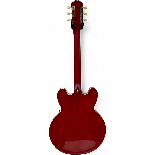 Used Epiphone ES335 Candy Apple Red Hollow Body Electric Guitar