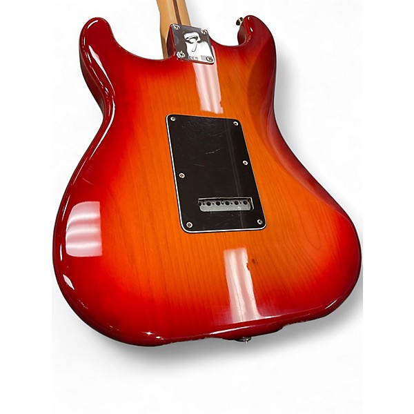 Used Fender Player Plus Stratocaster Cherry Sunburst Solid Body Electric Guitar