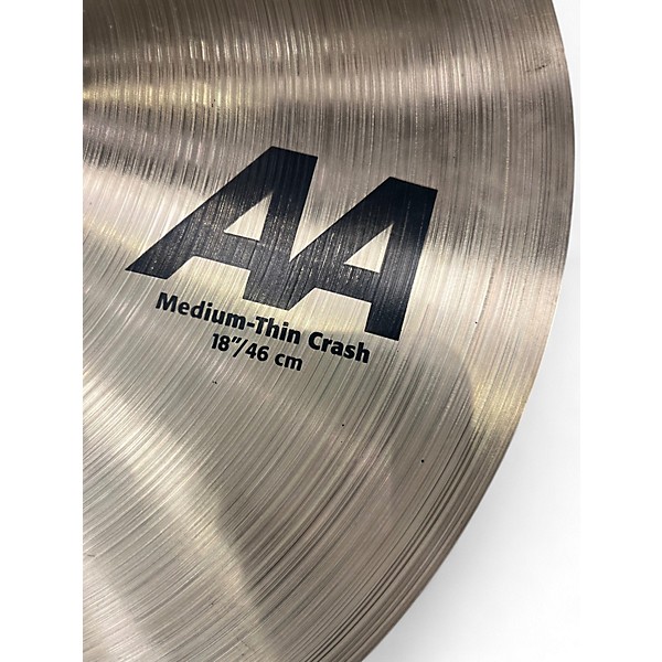 Used SABIAN 18in AA Medium Thin Crash Cymbal