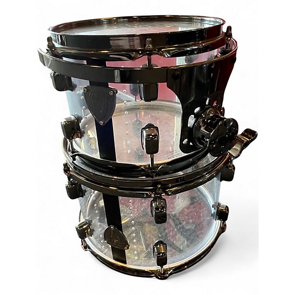 Used Varus 5 Piece MORPHEUS ACRYLIC Clear Drum Kit