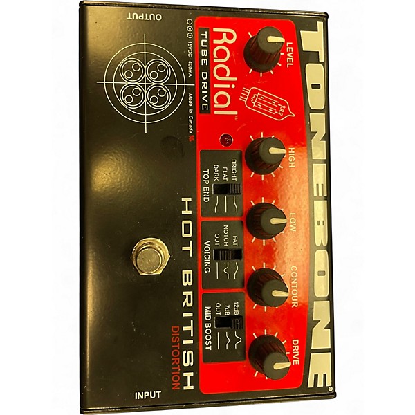Used Radial Engineering Tonebone Hot British Tube Drive Effect Pedal