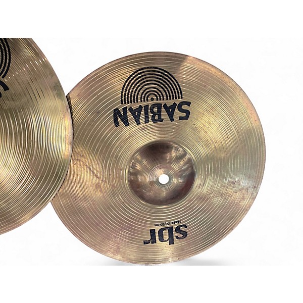 Used SABIAN 13in SBR Hi Hat Pair Cymbal