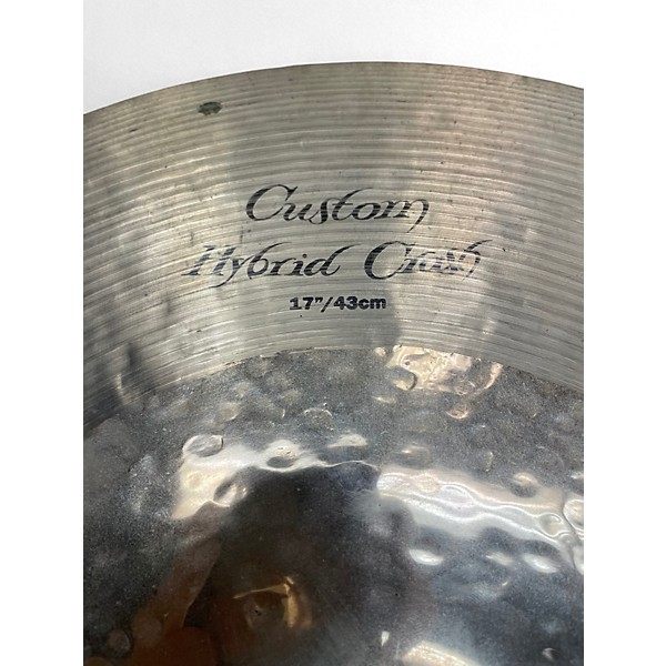 Used 2008 Zildjian 17in K Custom Hybrid Crash Cymbal
