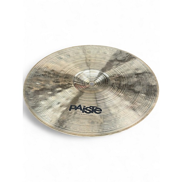 Used Paiste 14in Signature Dark Crisp Hi Hat Pair Cymbal
