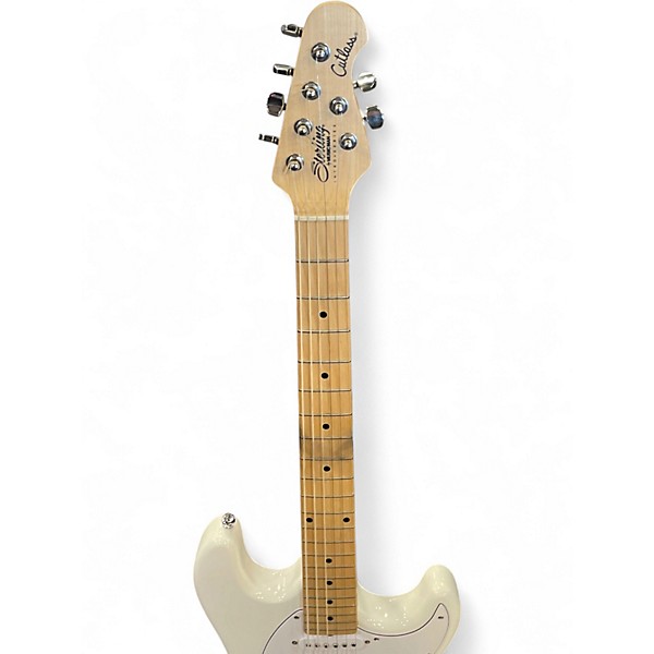 Used Sterling by Music Man cutlass White Solid Body Electric Guitar