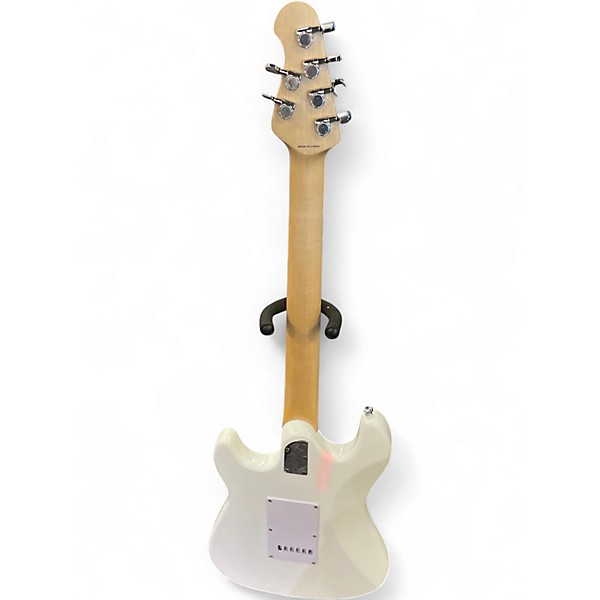 Used Sterling by Music Man cutlass White Solid Body Electric Guitar