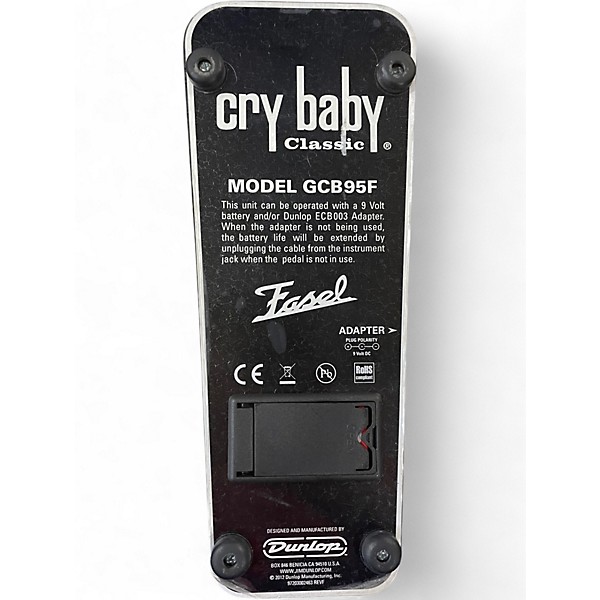 Used Dunlop GCB95 Original Crybaby Wah Effect Pedal