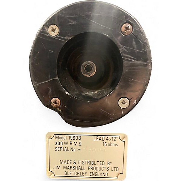 Used Marshall JCM800 1960B 4X12 Guitar Cabinet