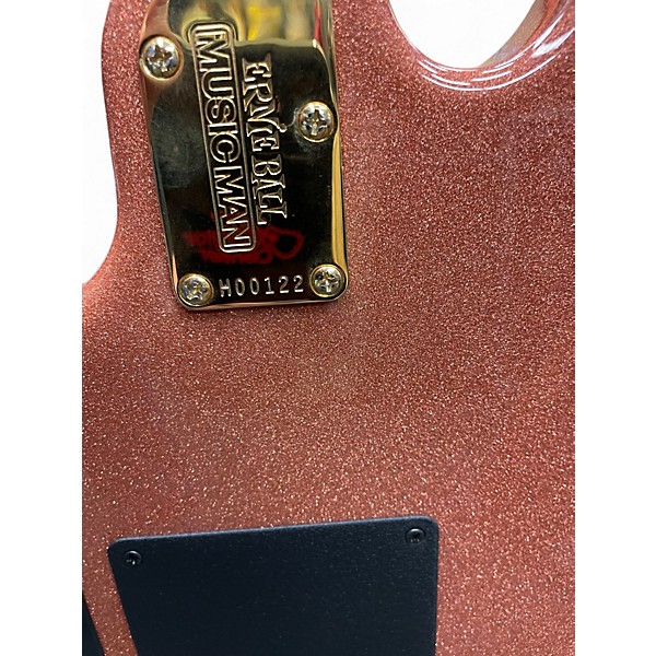 Used Ernie Ball Music Man Valentine Champagne Sparkle Solid Body Electric Guitar