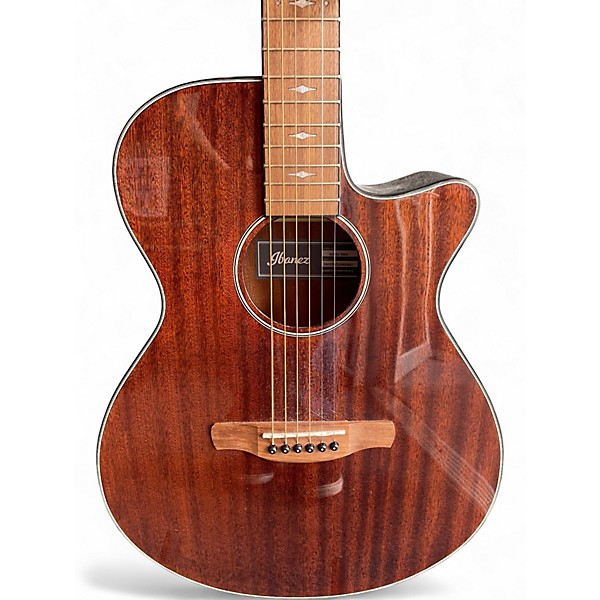 Used Ibanez AEG62-NMH Natural Acoustic Electric Guitar