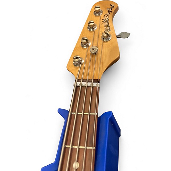 Used Ernie Ball Music Man StingRay 5 Special HH Pacific Blue Electric Bass Guitar