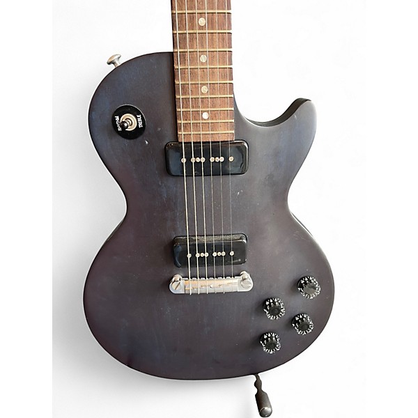Used Gibson Les Paul Melody Maker Satin Black Solid Body Electric Guitar